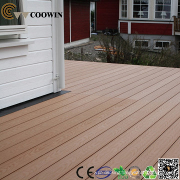 china supplier artificial timber/ wood and plastic composite floor/outdoor laminate floor